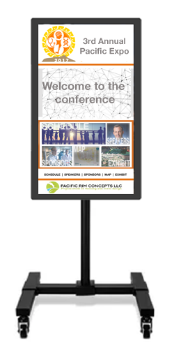 Mobile Digital Signage Station Package